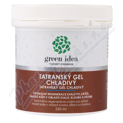 Green idea Tatranský gel chladivý 250ml