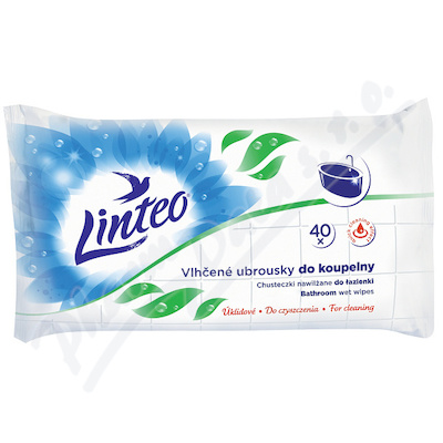 LINTEO Vlhčené ubrousky do koupelny 40ks