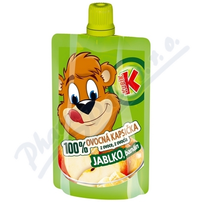 KUBÍK 100% ovoc.kapsička jablko-banán 100g