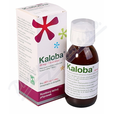 Kaloba 20mg/7.5ml sirup sir. 1x100ml