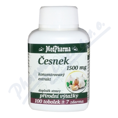 MedPharma Česnek 1500mg tob.107