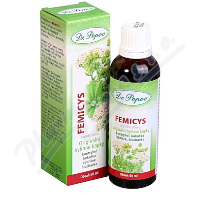 Dr.Popov Kapky bylinné Femicys 50ml