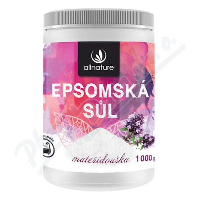 Allnature Epsomská sůl Mateřídouška 1000g