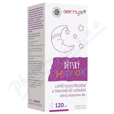 Barnys Dětský HypnoX zklidňující sirup 120ml