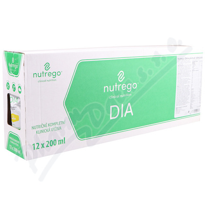 nutrego DIA vanilka por.sol.12x200ml