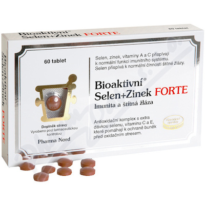 Bioaktivní Selen+Zinek FORTE tbl.60