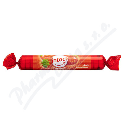 Intact hroznový cukr s vitaminem C Jahoda 40g