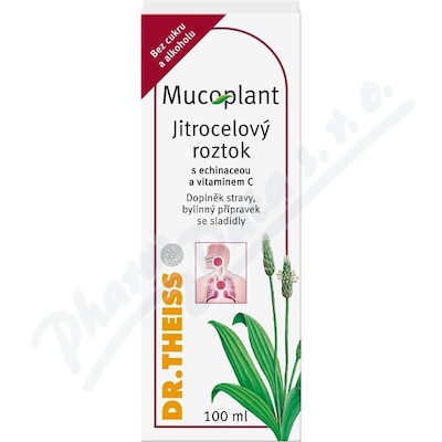 Mucoplant Jitrocelový roztok bez cukru 100ml