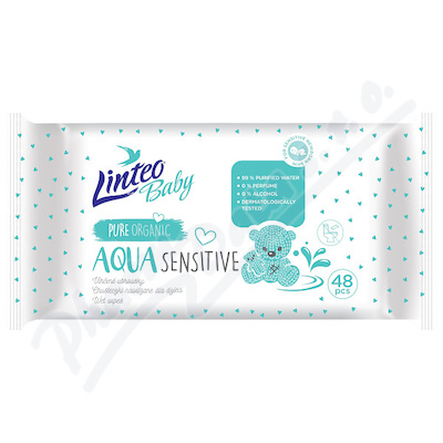 Linteo Baby Vlhčené ubrousky AQUA 48ks