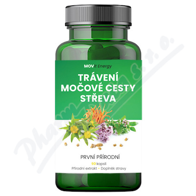 MOVit Trávení-Močové cesty-Střeva cps.90