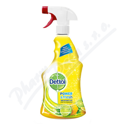 DETTOL Power&Fresh antibakt.sprej Citr.&Lim.500ml