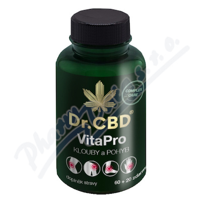 Dr.CBD VitaPro Klouby a pohyb cps.60+20