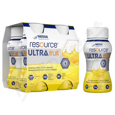 Resource Ultra Fruit Ananas por.sol.4x200ml