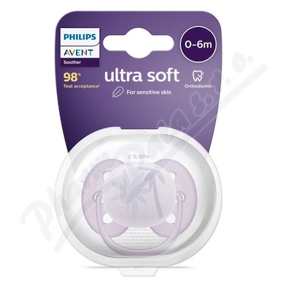 Philips AVENT Šidít.Ultrasoft 0-6m dív./obráz.1ks