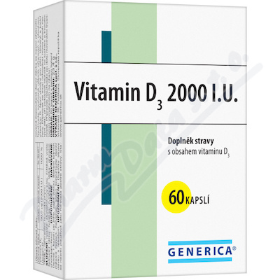 Vitamin D3 2000 I.U. cps.60 Generica