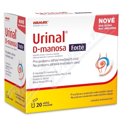 Urinal D-manosa Forte 20 sáčků