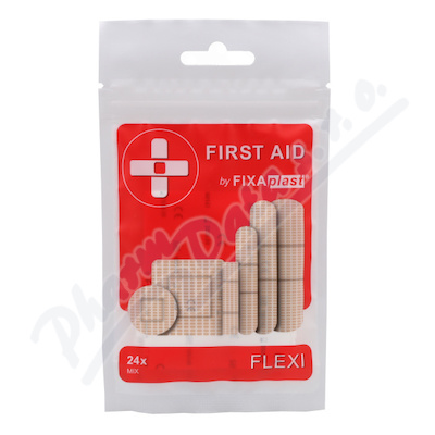 FIXAplast FIRST AID Flexi náplast mix 24ks