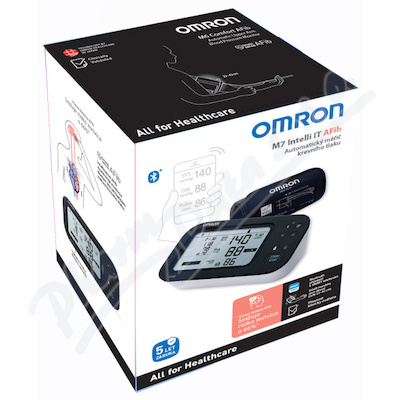 Tonometr digi.OMRON M7 Intelli IT AFib pažní