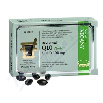 Pharma Nord Bioaktivní Q10 Phyto GOLD 100mg cps.60