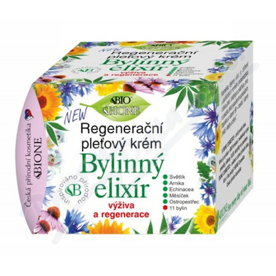 BIO BIONE Bylinný elixír regener.pleťový krém 51ml
