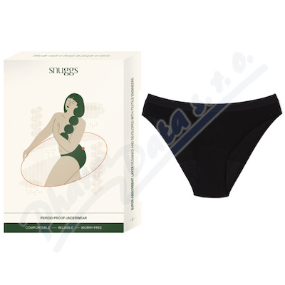 Snuggs Menstruační kalhotky sil.men.Brief L
