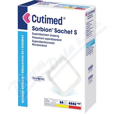 Cutimed Sorbion Sachet S abosrb.krytí 10x20cm 25ks