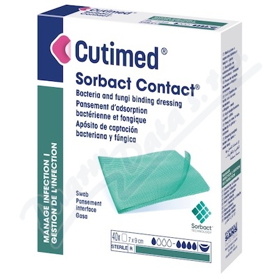 Cutimed Sorbact Cont.ant.kr.7x9cm roz.17x28cm 40ks