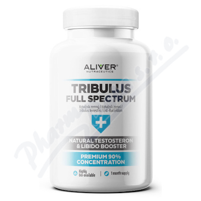 ALIVER Tribulus Full Spectrum Kotvič.zemní cps.120