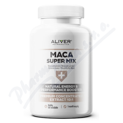 ALIVER Maca peruánská Super Mix extr.10:1 cps.120