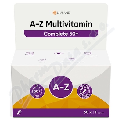LIVSANE A-Z Multivitamin Complete 50+ tbl.60