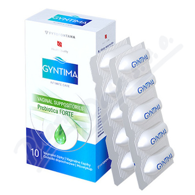 Fytofontana GYNTIMA Probiotica Forte vag.čípky10ks