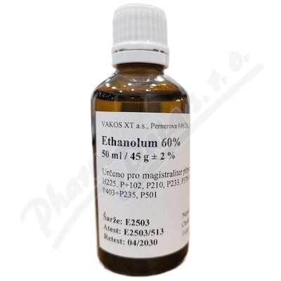 Ethanolum 60% 50ml/45g VAKOS XT