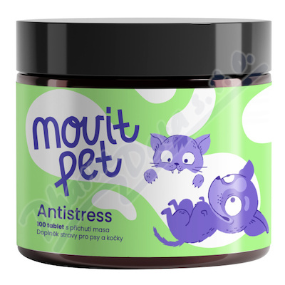 MOVit PET Antistress s příchutí masa tbl.100