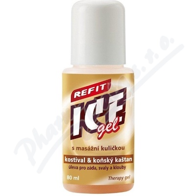 Refit Ice gel Kostival&Koňský kaštan roll-on 80ml