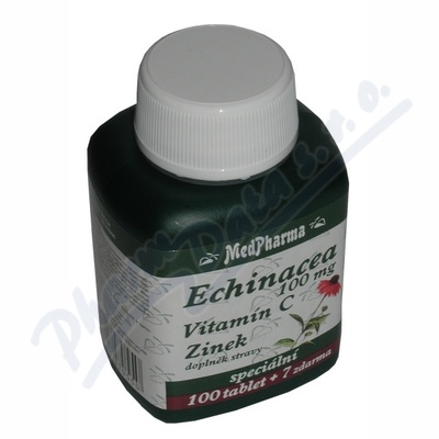 MedPharma Echinacea 100mg+vit.C+zinek tbl.107