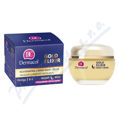 Dermacol Gold Elixir omlaz.kaviár.noční krém 50ml