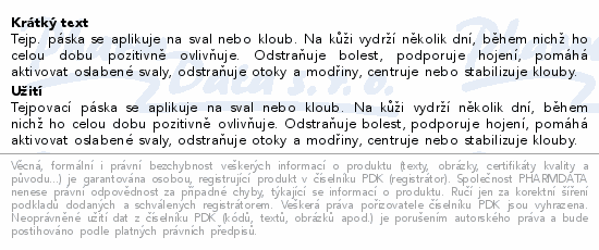 Tejp.páska Raucosan KinesioTape 5cmx5m růž.