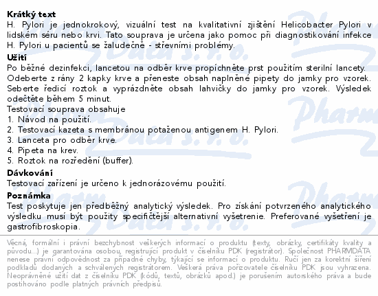 RapiClear H.Pylori
