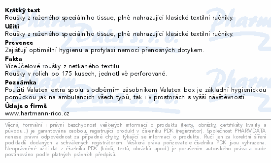 Valaclean Roll ručníky 22x30/175ks