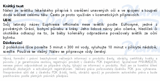LEROS Světlík čaj 50g