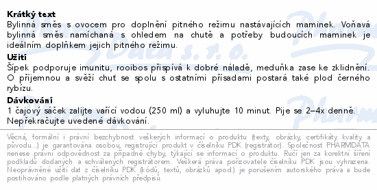 LEROS Čaj pro těhotné 20x2g