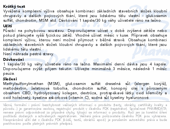 Dr.CBD VitaPro Klouby a pohyb cps.60+20