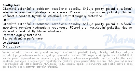 Dermacol Chladivý gel po opalování 150ml