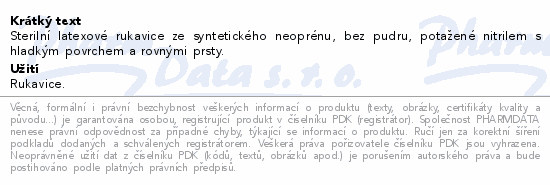 PROTEXIS MICRO LATEX 200párů velikost 7.0