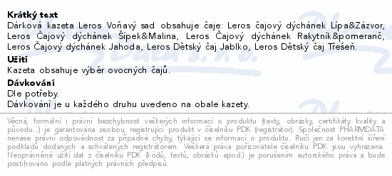 LEROS Voňavý sad 6x5sáčků