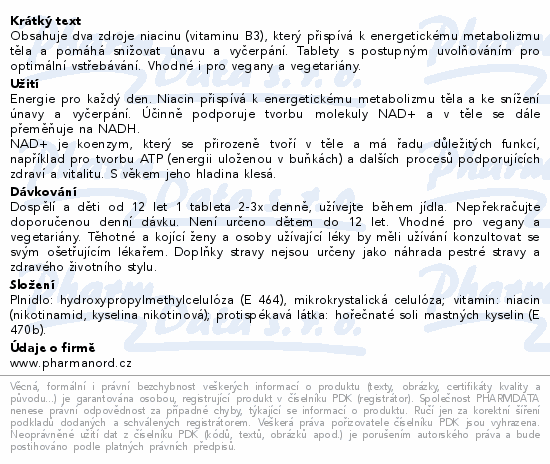 Pharma Nord Bioaktivní NAD+ Booster tbl.60