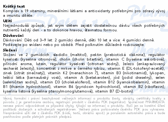 Verra KIDS Imunita & Zdraví gumídci 60ks