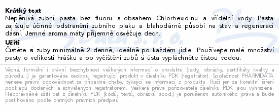 CARLOTHERM PLUS nepěnivá zubní pasta 120g