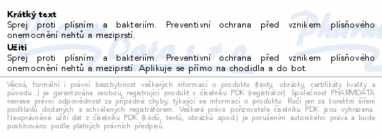 URGO Sprej proti plísním a bakteriím 125ml