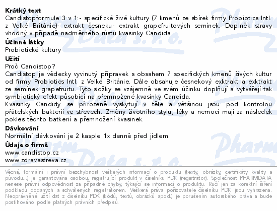 Candistop cps.60 TOPNATUR